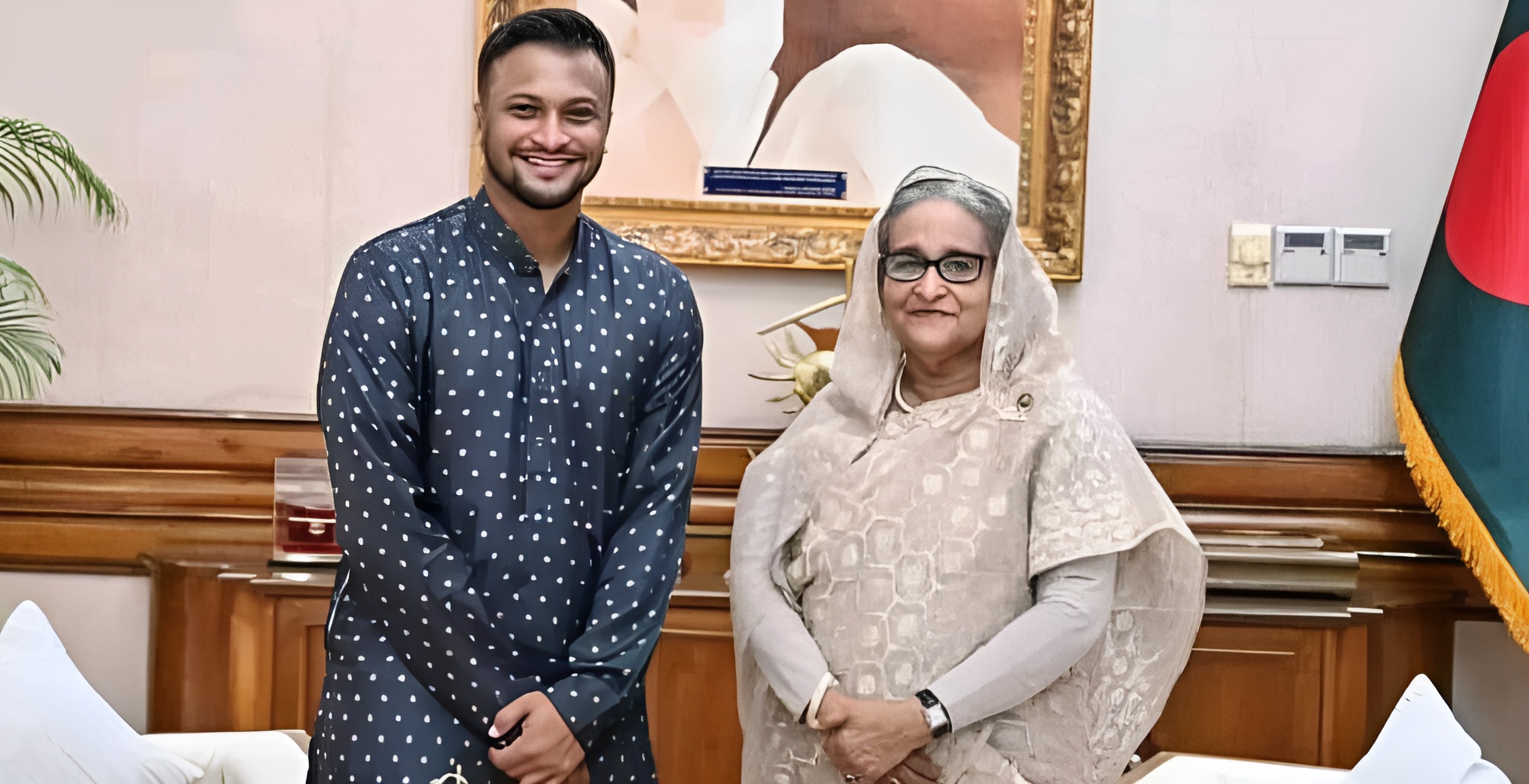 হাসিনার জন্মদিনে নিরব দেশ কি বললেন সাকিব
