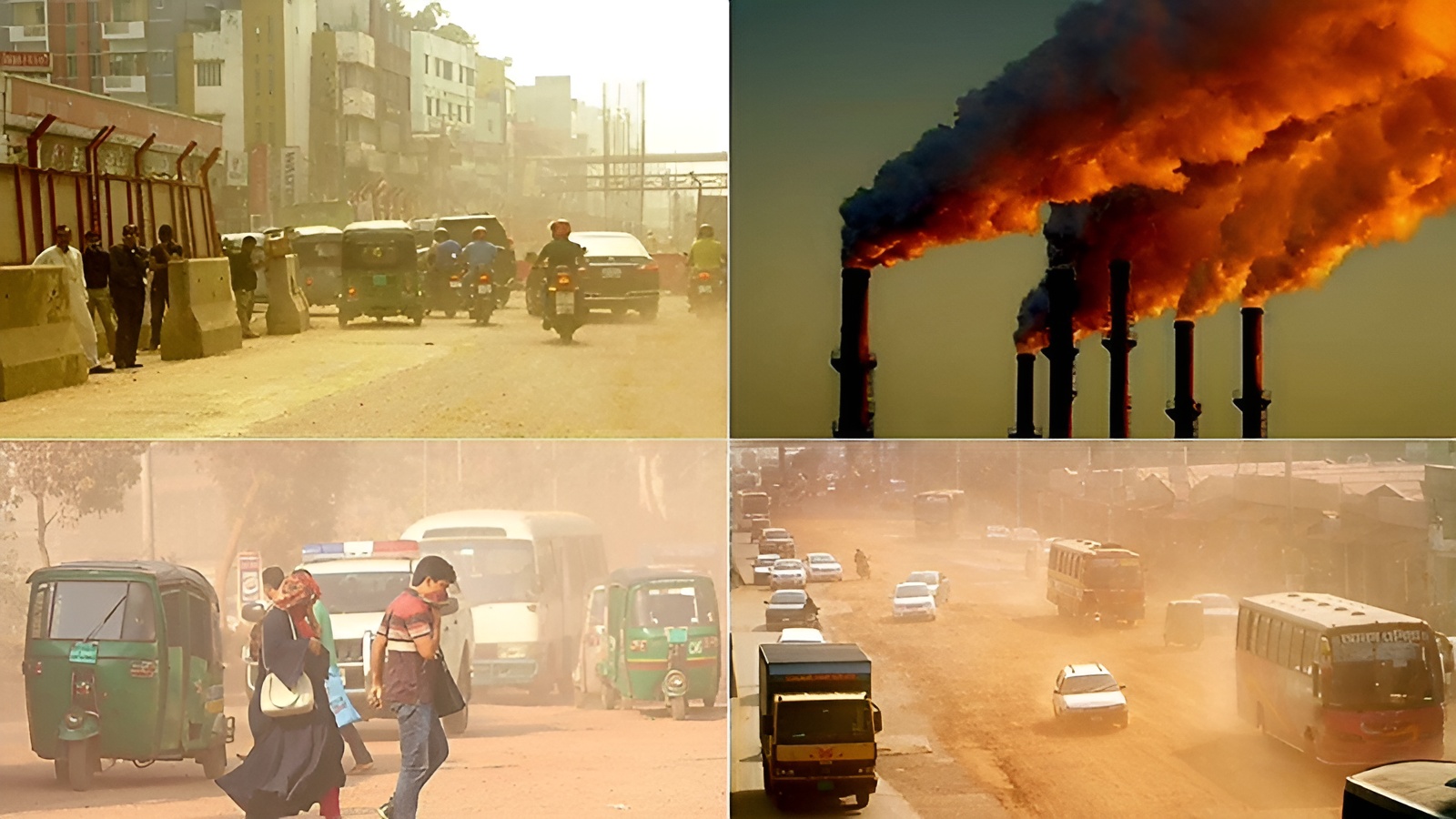 ঢাকায় বাড়ছে বায়ুদূষণ