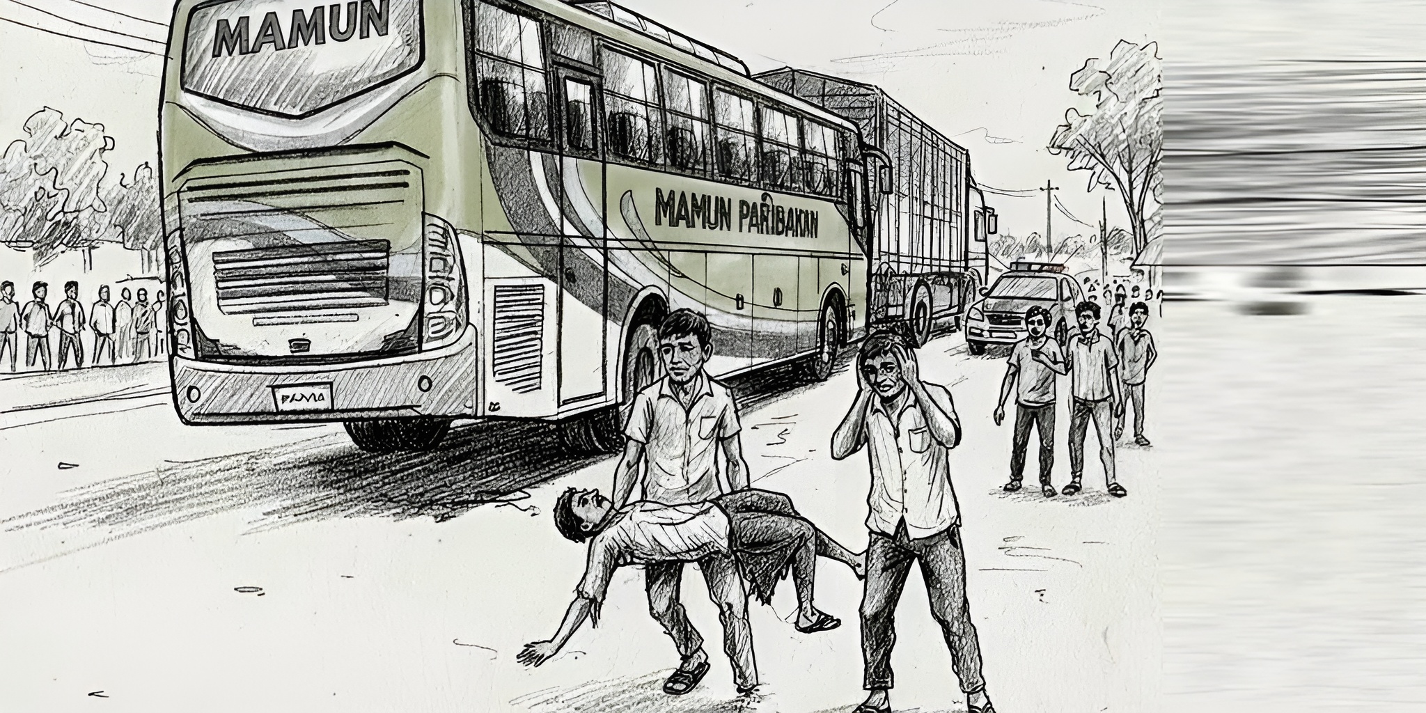 ত্রিশালে  ট্রাক সংঘর্ষ, চালক ও হেলপার নিহত