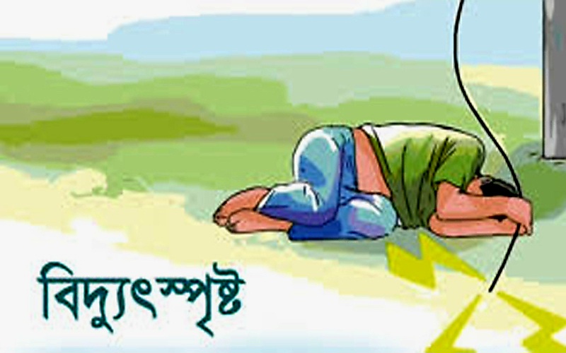 বিদ্যুৎস্পৃষ্ট হয়ে এক স্কুল ছাত্রের মৃত্যু