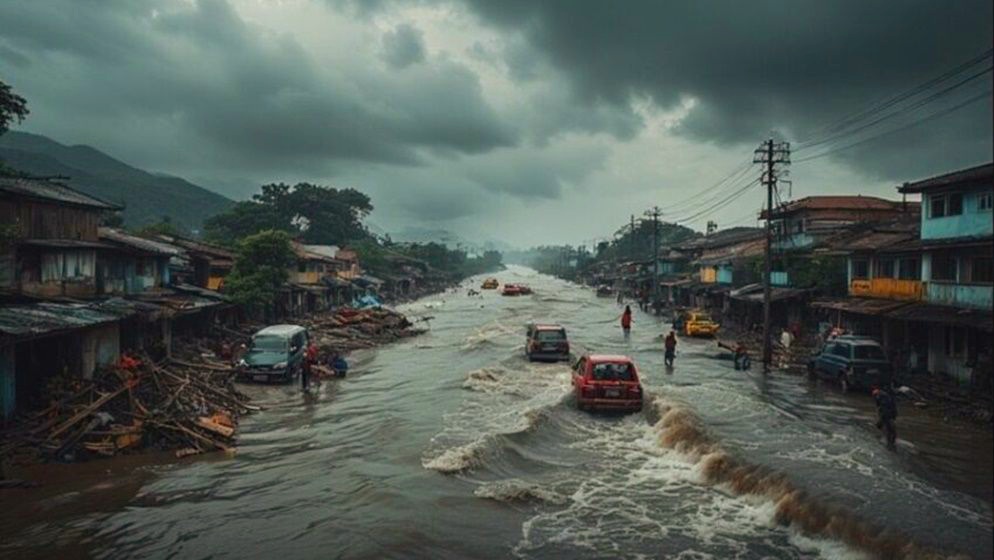 এবার ভিয়েতনামে আঘাত হেনেছে টাইফুন কালমেগি 
