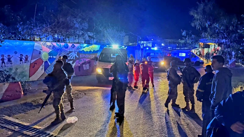 লেবাননের শরণার্থী শিবিরে ইসরাইলি হামলা