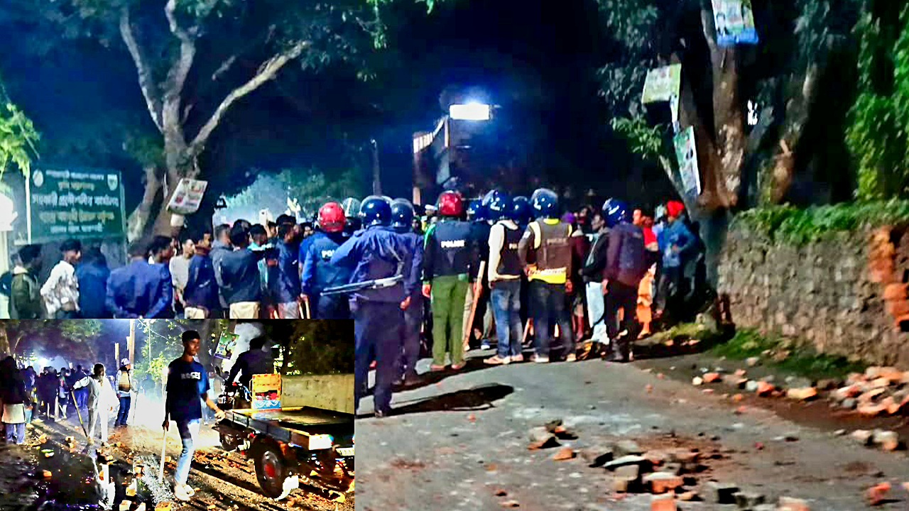 রাজশাহীতে বিএনপির দুই গ্রুপের মাঝে সংঘর্ষ