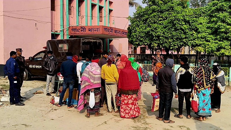 তেঁতুলবাড়িয়া সীমান্ত দিয়ে ৩০ জনকে পুশ ইন করেছে 