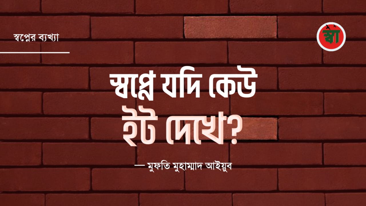 স্বপ্নে যদি কেউ ইট দেখে?
