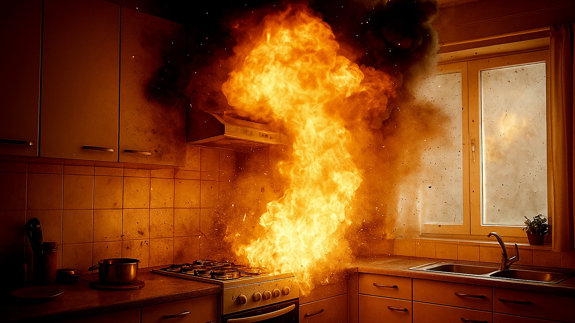 আগারগাঁওয়ে একটি বাসায় গ্যাস বিস্ফোরণ