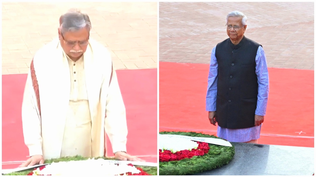 শহীদ বুদ্ধিজীবী স্মৃতিসৌধে রাষ্ট্রপতি ও প্রধান উপদেষ্টার শ্রদ্ধা নিবেদন 