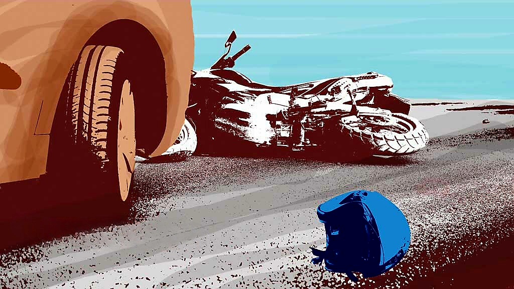 জয়পুরহাটে বাস-বাইসাইকেল সংঘর্ষ 