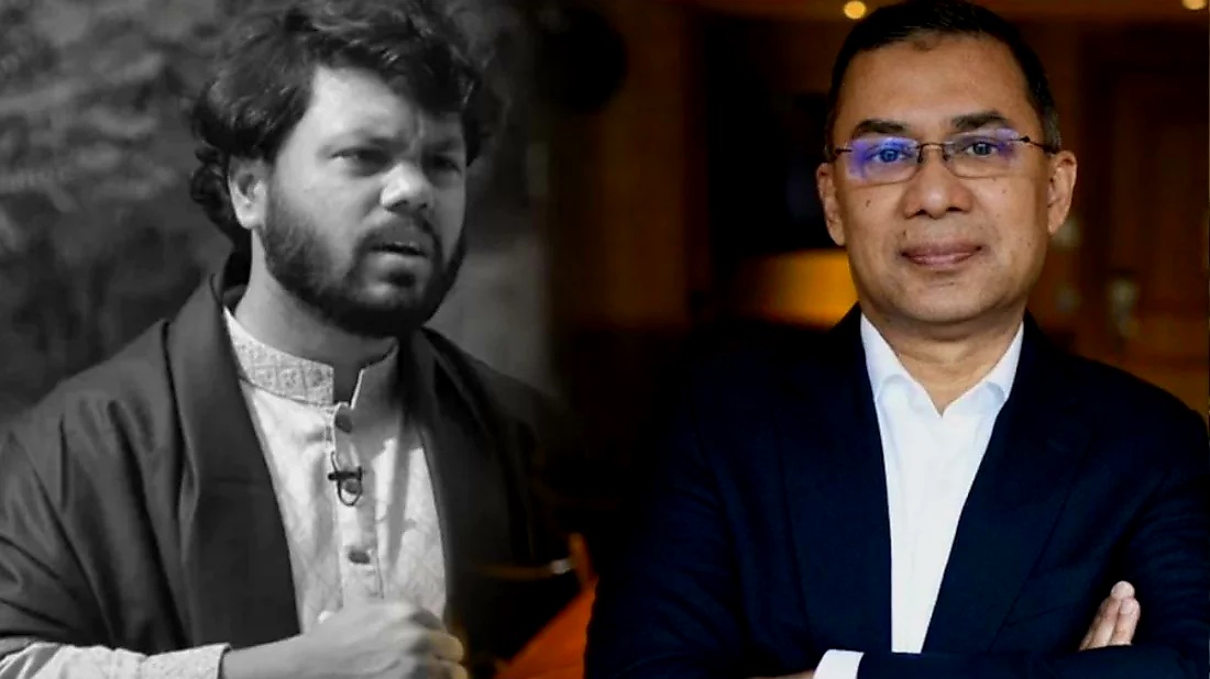 হাদির কবর জিয়ারত উদ্দেশ্যে শাহবাগের পথে তারেক রহমান