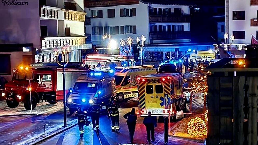 সুইজারল্যান্ডে নিউ ইয়ার পার্টিতে ভয়াবহ বিস্ফোরণ