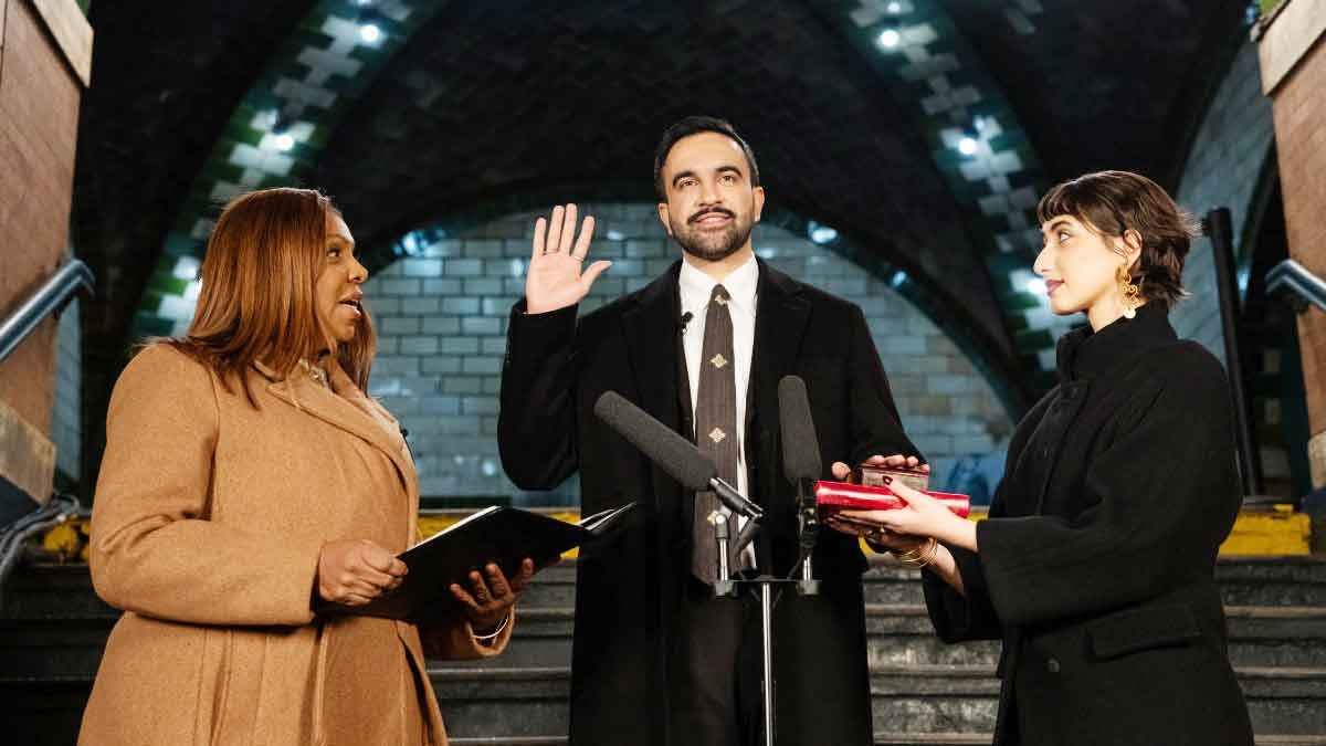 মামদানির শপথ 