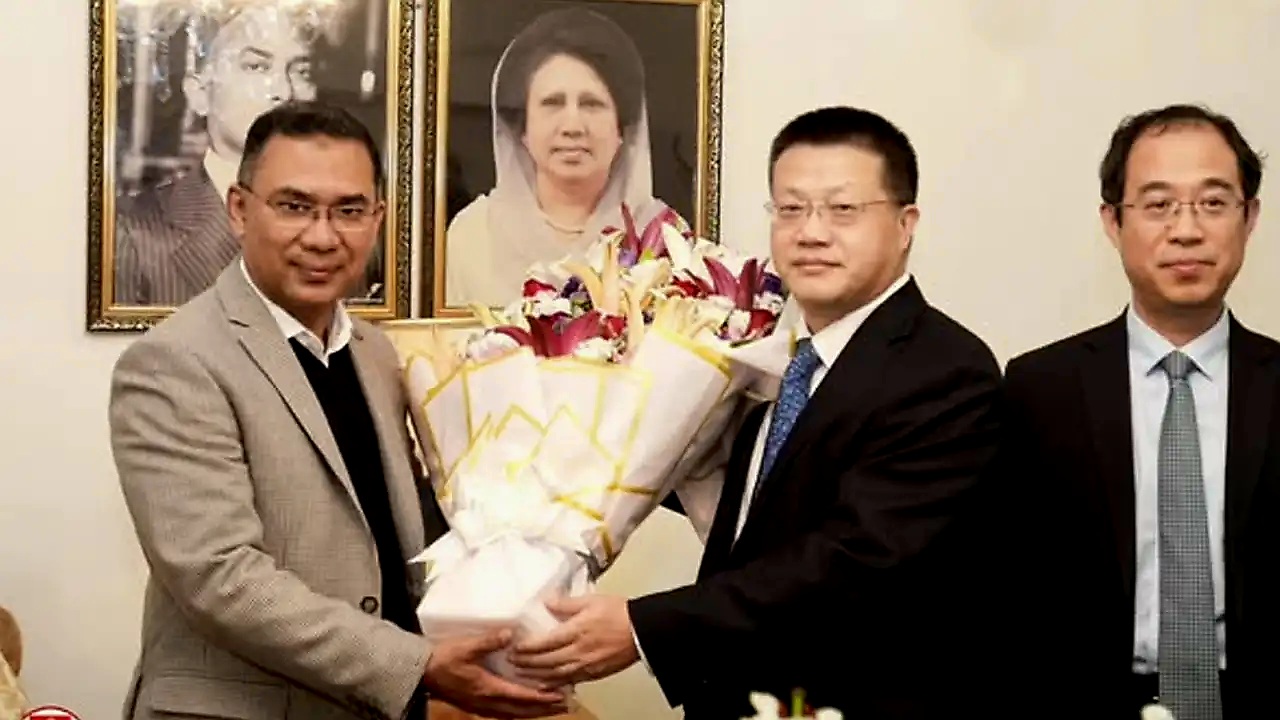 তারেক রহমানের সাথে সাক্ষাৎ করেছেন চীনা রাষ্ট্রদূত 