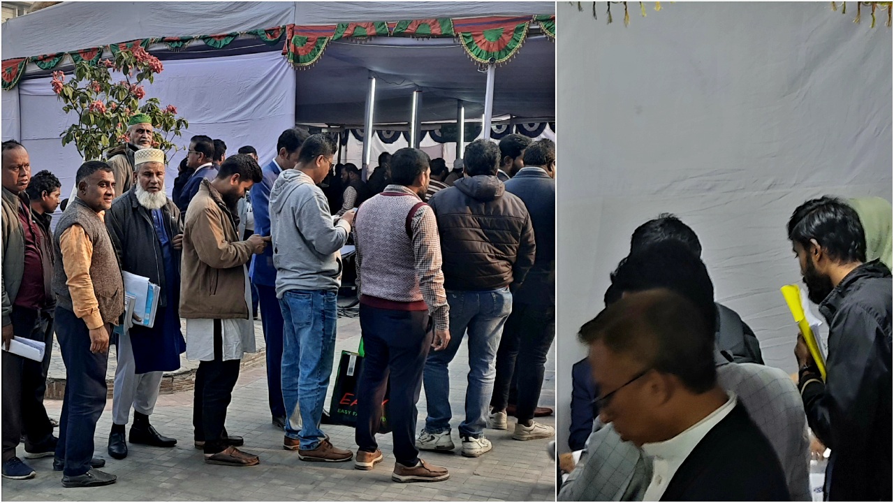 শেষ দিনে আপিল করার জন্য ইসিতে ভিড়