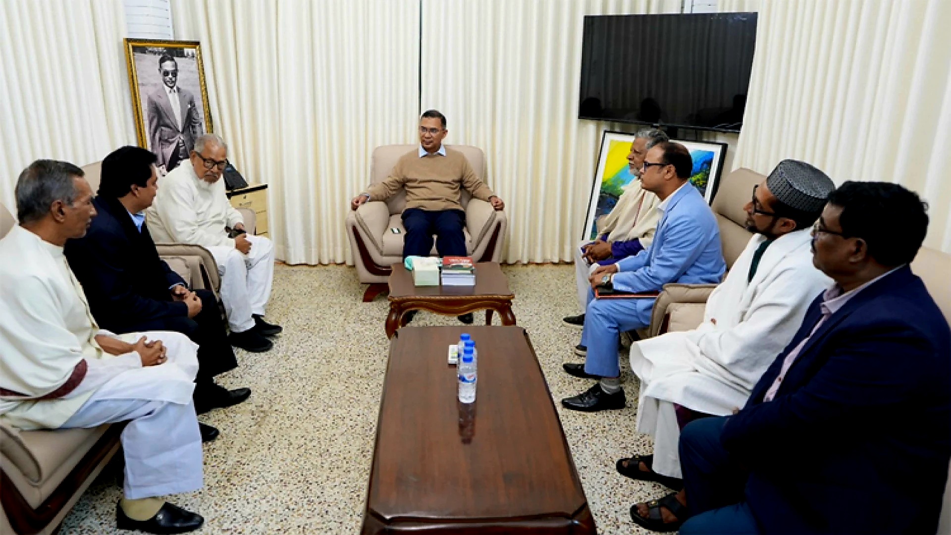 তারেক রহমানের সাথে ১২ দলীয় জোটের বৈঠক