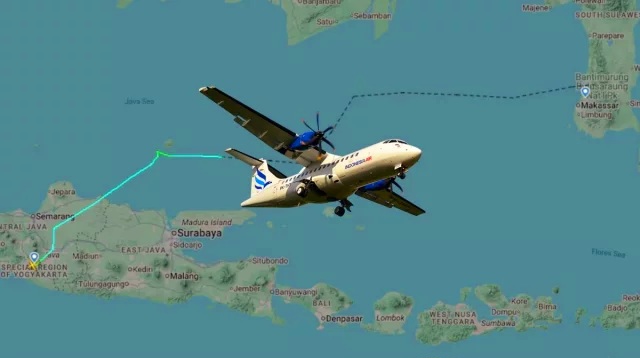 ইন্দোনেশিয়াতে আরোহীসহ ফ্লাইট নিখোঁজ